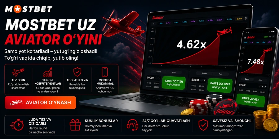 Mostbet Aviator o‘yin qoidalari va Cashout qo‘llanmasi